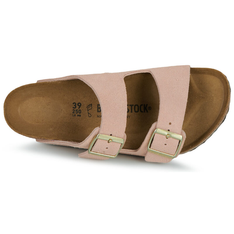 BIRKENSTOCK Arizona LEVE Light Rose Suede / Light / Rosa / Regular Rosa Ciabatta Donna - 6