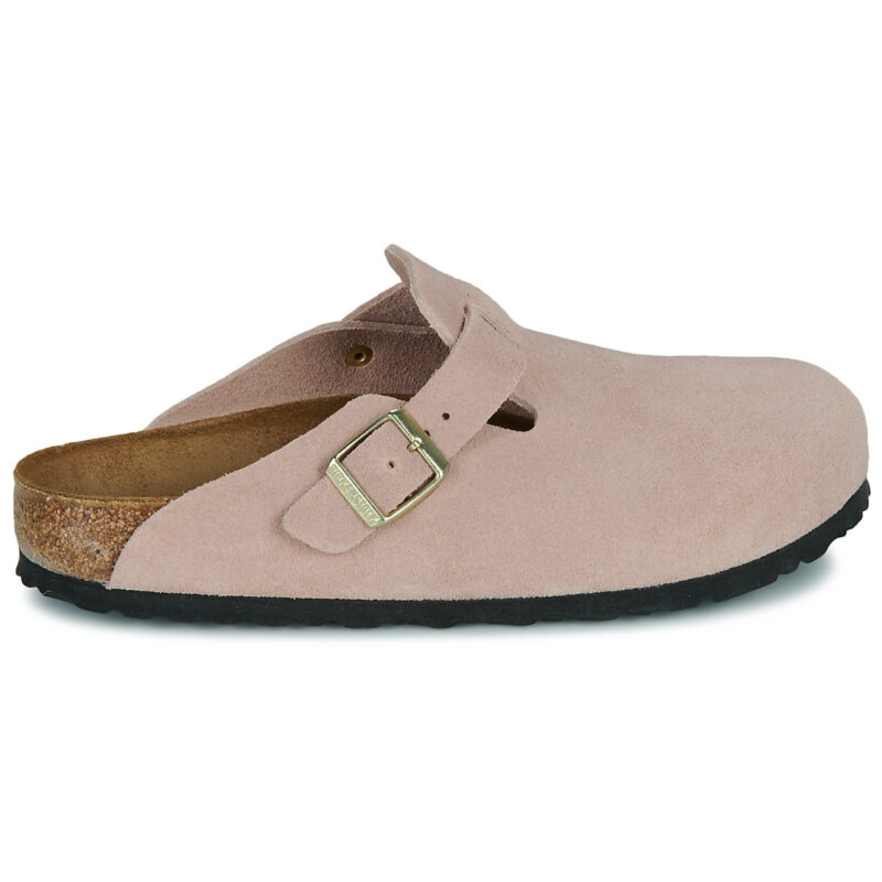 BIRKENSTOCK Boston Suede / Light / Rosa / Regular Rosa Zoccoli Uomo - 2