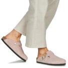 BIRKENSTOCK Boston Suede / Light / Rosa / Regular Rosa Zoccoli Uomo - 8