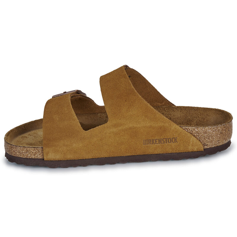 BIRKENSTOCK Arizona Suede / Mink / Regular Marrone Ciabatta Uomo - 4