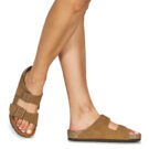 BIRKENSTOCK Arizona Suede / Mink / Regular Marrone Ciabatta Uomo - 8