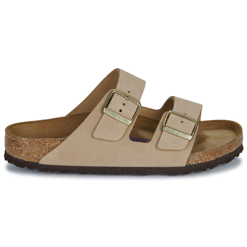 BIRKENSTOCK Arizona Soft Footbed Nubuck / Sandcastle / Regular Beige Ciabatta Donna - 2
