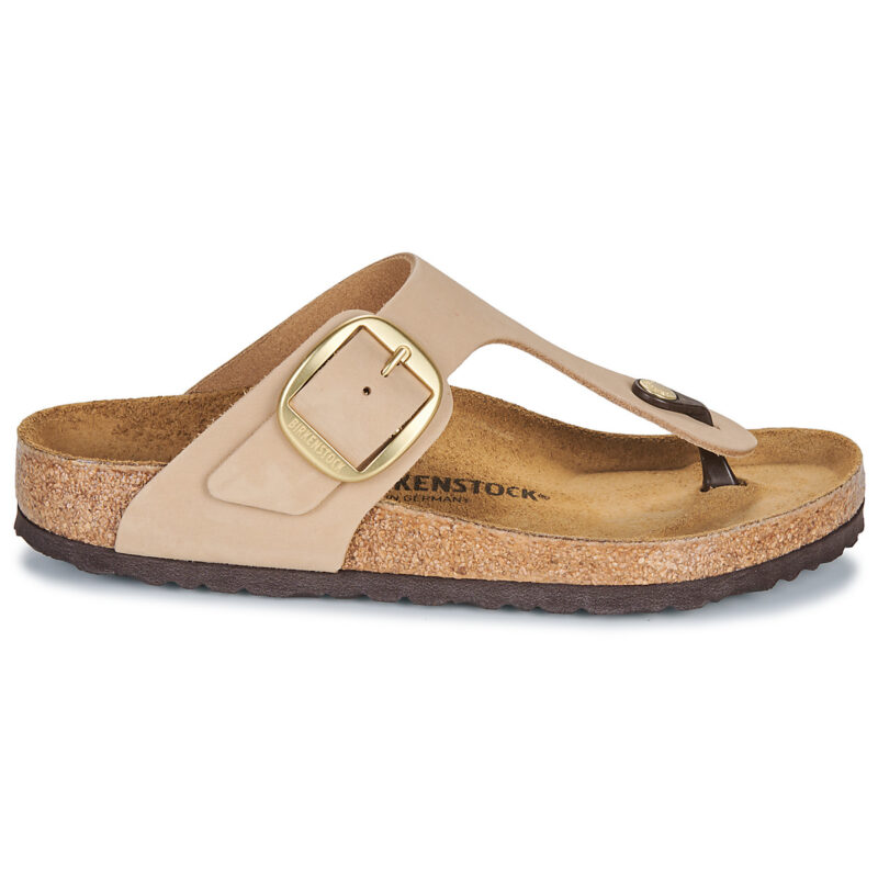 BIRKENSTOCK Gizeh Big Buckle Nubuck / Sandcastle / Regular Beige Infradito Donna - 2