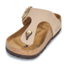 BIRKENSTOCK Gizeh Big Buckle Nubuck / Sandcastle / Regular Beige Infradito Donna - 3