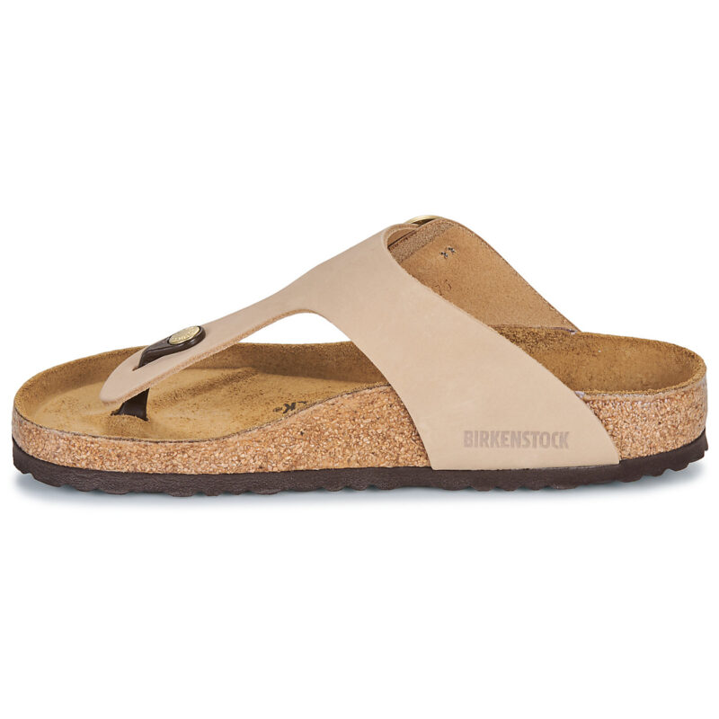 BIRKENSTOCK Gizeh Big Buckle Nubuck / Sandcastle / Regular Beige Infradito Donna - 4