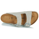 BIRKENSTOCK Arizona Suede / Stone / Coin / Regular Grigio Ciabatta Uomo - 6