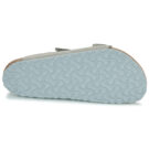 Chaussons femme BIRKENSTOCK Arizona en daim / coloris Stone / Coin / Gris clair - Pointure 7
