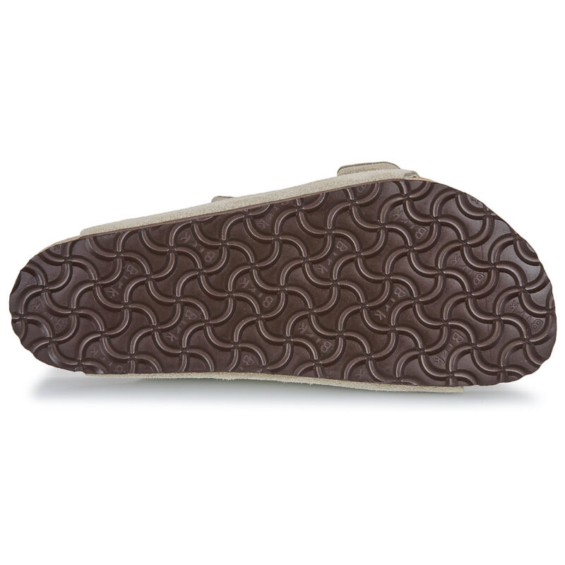 BIRKENSTOCK Arizona Suede / Taupe / Regular Beige Ciabatta Uomo - 7