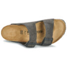 Chaussons femme BIRKENSTOCK Arizona en daim et velours gris - Pointure 6