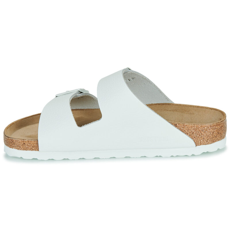 BIRKENSTOCK Arizona Natural / Pelle / White / Regular Bianco Ciabatta Uomo - 4