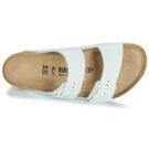 BIRKENSTOCK Arizona Natural / Pelle / White / Regular Bianco Ciabatta Uomo - 6