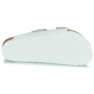 BIRKENSTOCK Arizona Natural / Pelle / White / Regular Bianco Ciabatta Uomo - 7