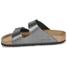 BIRKENSTOCK Arizona Birko-flor / Metallic / Black / Regular Nero Ciabatta Donna - 4