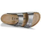 BIRKENSTOCK Arizona Birko-flor / Metallic / Black / Regular Nero Ciabatta Donna - 6