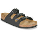 BIRKENSTOCK Florida Soft Footbed Birko-flor / Black / Regular Nero Ciabatta Donna - 1