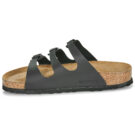 BIRKENSTOCK Florida Soft Footbed Birko-flor / Black / Regular Nero Ciabatta Donna - 4