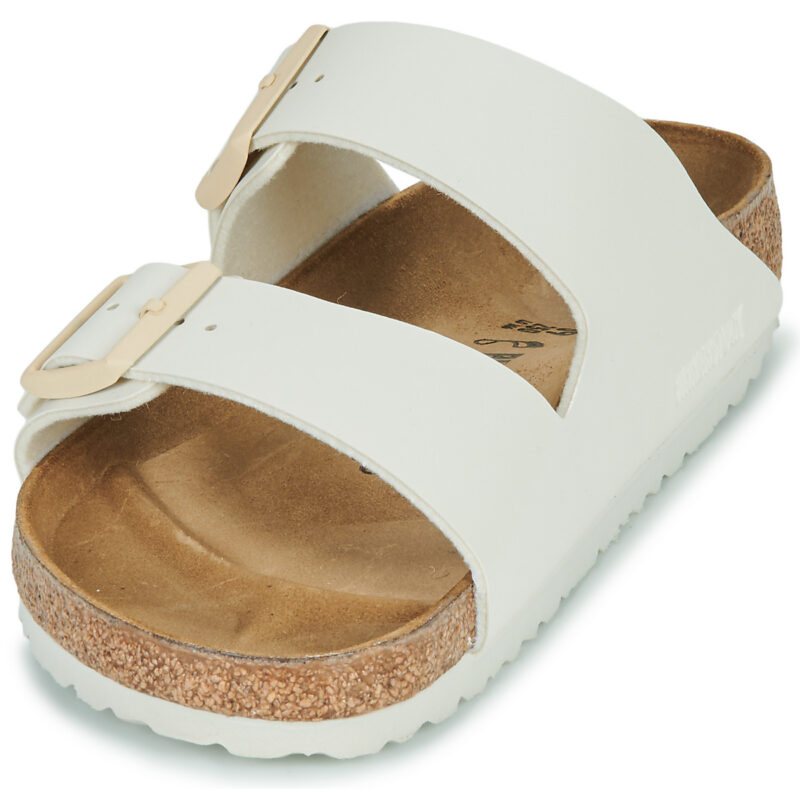 BIRKENSTOCK Arizona Birko-flor / Eggshell / Regular Beige Ciabatta Donna - 3