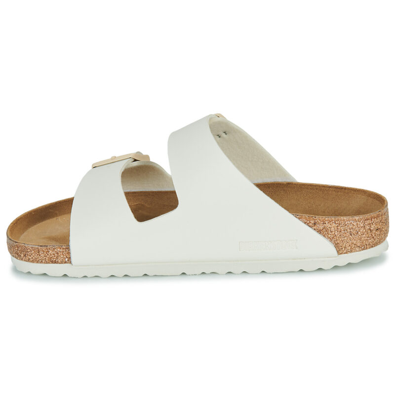 BIRKENSTOCK Arizona Birko-flor / Eggshell / Regular Beige Ciabatta Donna - 4