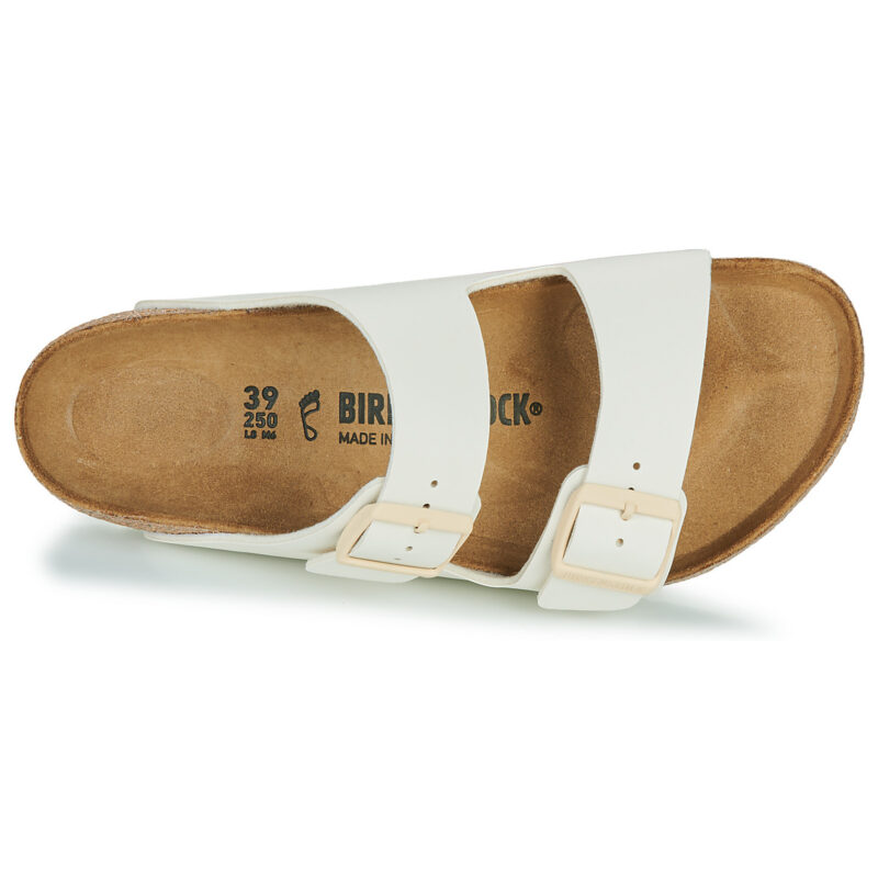 BIRKENSTOCK Arizona Birko-flor / Eggshell / Regular Beige Ciabatta Donna - 6