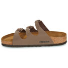 BIRKENSTOCK Florida Soft Footbed Birko-flor / Nubuck / Mocha / Regular Marrone Ciabatta Donna - 4