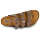 BIRKENSTOCK Florida Soft Footbed Birko-flor / Nubuck / Mocha / Regular Marrone Ciabatta Donna - 6