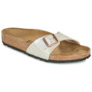 BIRKENSTOCK Madrid Birko-flor / Perla / White / Regular Beige Ciabatta Donna - 1