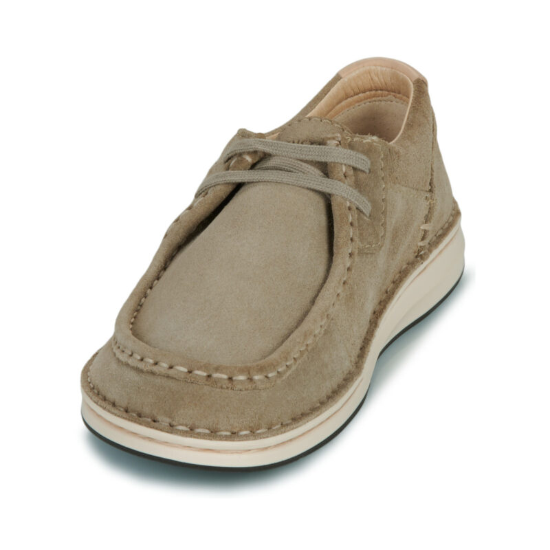 BIRKENSTOCK Pasadena Suede / Taupe / Regular Beige Derby Uomo - 3