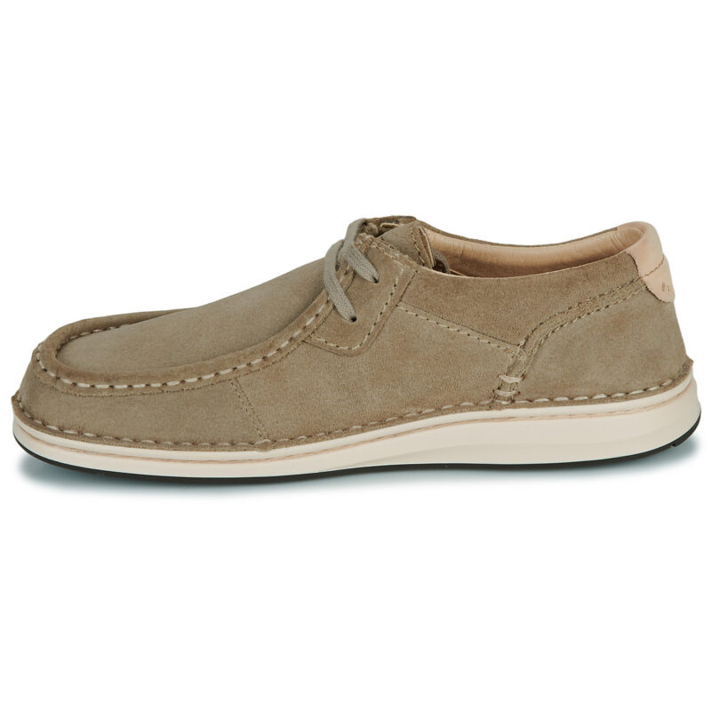 BIRKENSTOCK Pasadena Suede / Taupe / Regular Beige Derby Uomo - 4