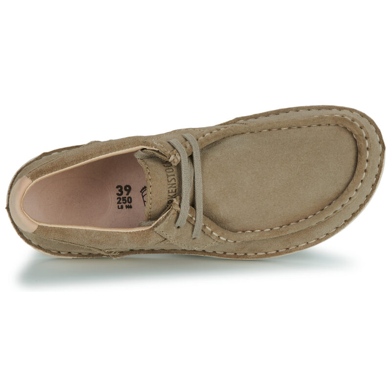 BIRKENSTOCK Pasadena Suede / Taupe / Regular Beige Derby Uomo - 6