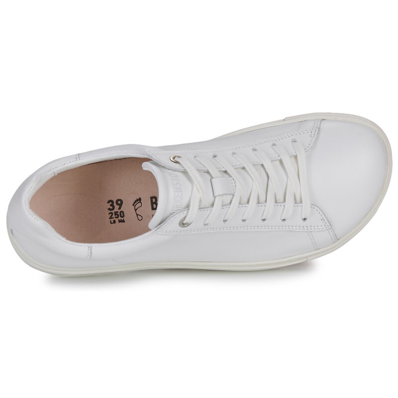BIRKENSTOCK Bend Low Natural / Pelle / White / Regular Bianco Sneakers basse Donna - 6
