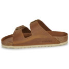 BIRKENSTOCK Arizona Big Buckle Oiled / Piel / Co&ntilde;ac / Marr&oacute;n Regular Chancla Mujer - 4