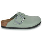 BIRKENSTOCK Boston Big buckle Nubuck / Pure / Sage / Regular Verde Zoccoli Donna - 2