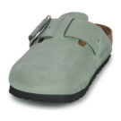 BIRKENSTOCK Boston Big buckle Nubuck / Pure / Sage / Regular Verde Zoccoli Donna - 3
