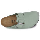 BIRKENSTOCK Boston Big buckle Nubuck / Pure / Sage / Regular Verde Zoccoli Donna - 6