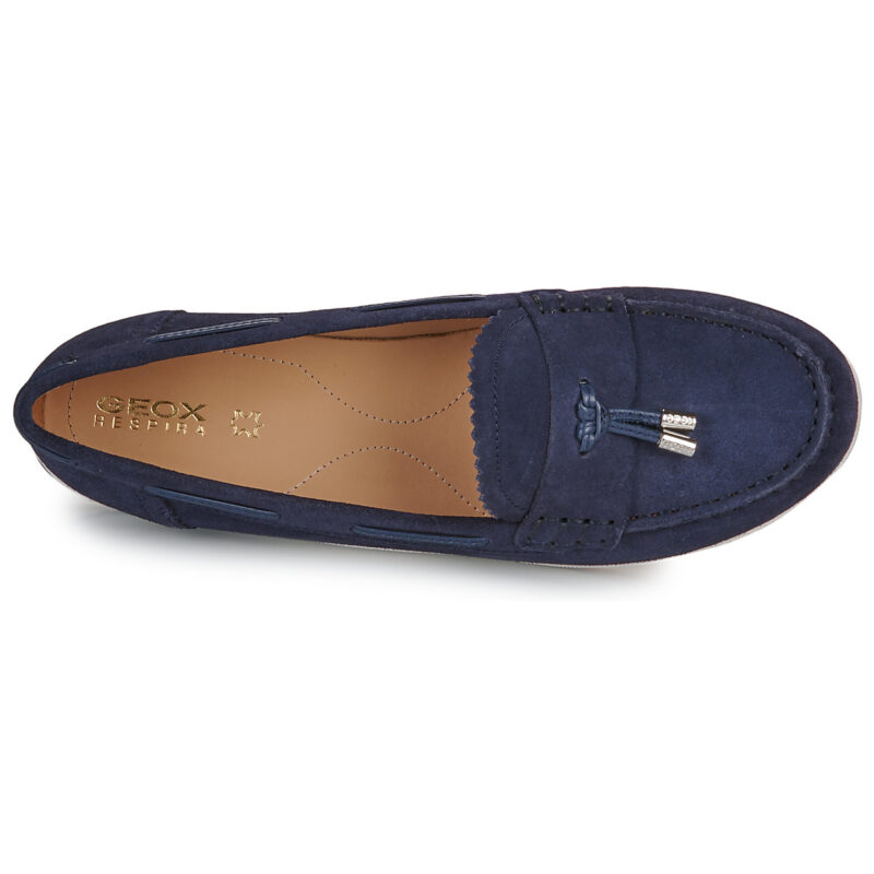 Geox D VEGA MOC Blau Damen Mokassins - 6