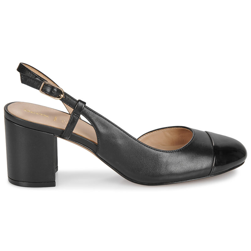 Geox D VIRNILISA 65 Schwarze Damenpumps - Gr&ouml;&szlig;e 2