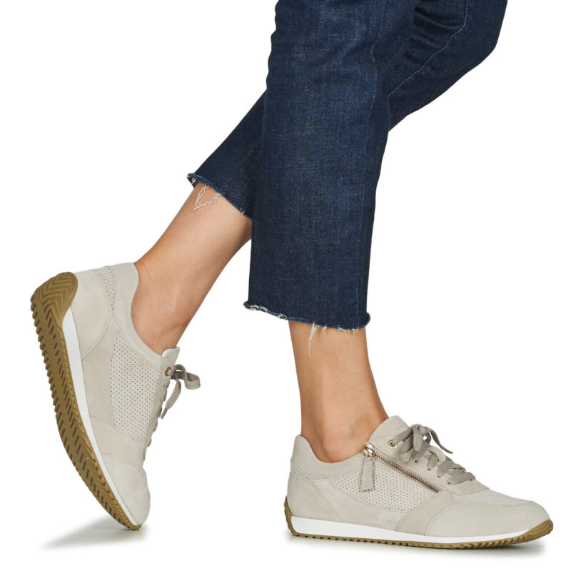Geox D CALITHE Beige - Niedrige Sneakers Damen - 8