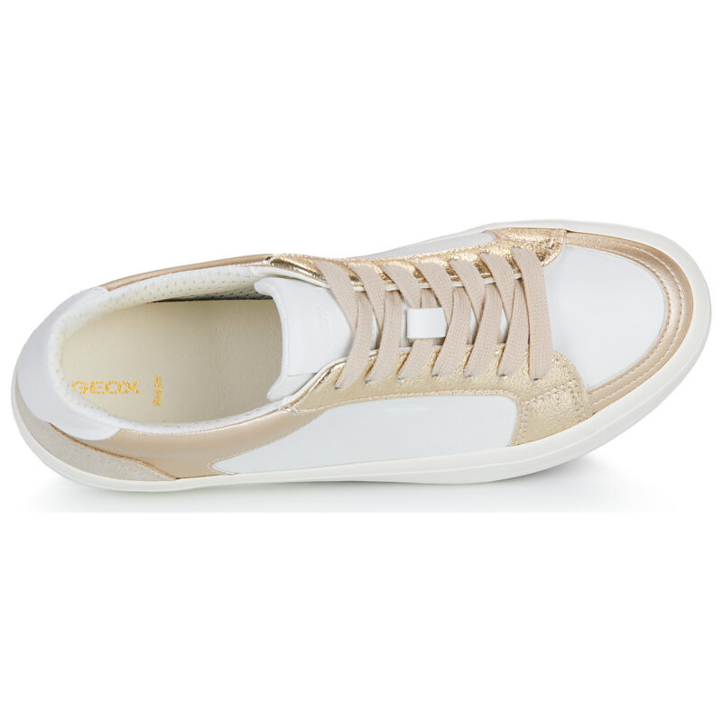Geox D EMMELENY Wei&szlig; Sneaker niedrig Damen - 6