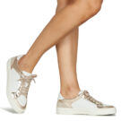 Geox D EMMELENY Wei&szlig; Sneaker niedrig Damen - 8