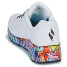 Skechers JGOLDCROWN: UNO - CLASSIC Wei&szlig;e Low-Top-Sneaker f&uuml;r Damen - Gr&ouml;&szlig;e 5