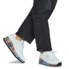 Skechers JGOLDCROWN: UNO - CLASSIC Wei&szlig;e Low-Top-Sneaker f&uuml;r Damen - Gr&ouml;&szlig;e 8