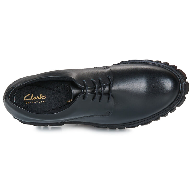 Clarks PAGE WALK Nero Derby Donna - 6
