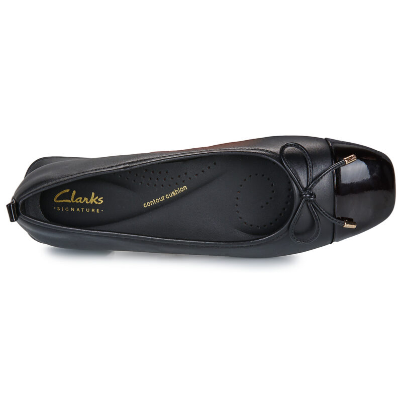 Clarks UBREE15 POPPY Black Ballerinas Women - 6