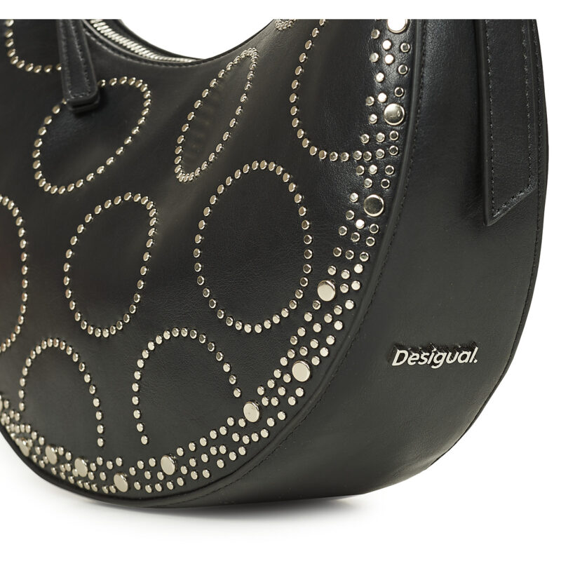 Desigual PUNKETTE CASCAIS MEDIUM Nero Borse a spalla Donna - 4