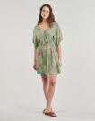 Abito corto Roxy SEASON OF SUN Verde Abiti corti Donna - 2