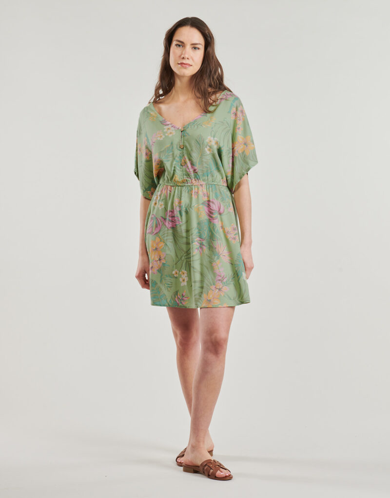 Abito corto Roxy SEASON OF SUN Verde Abiti corti Donna - 2