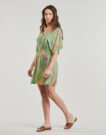 Abito corto Roxy SEASON OF SUN Verde Abiti corti Donna - 3