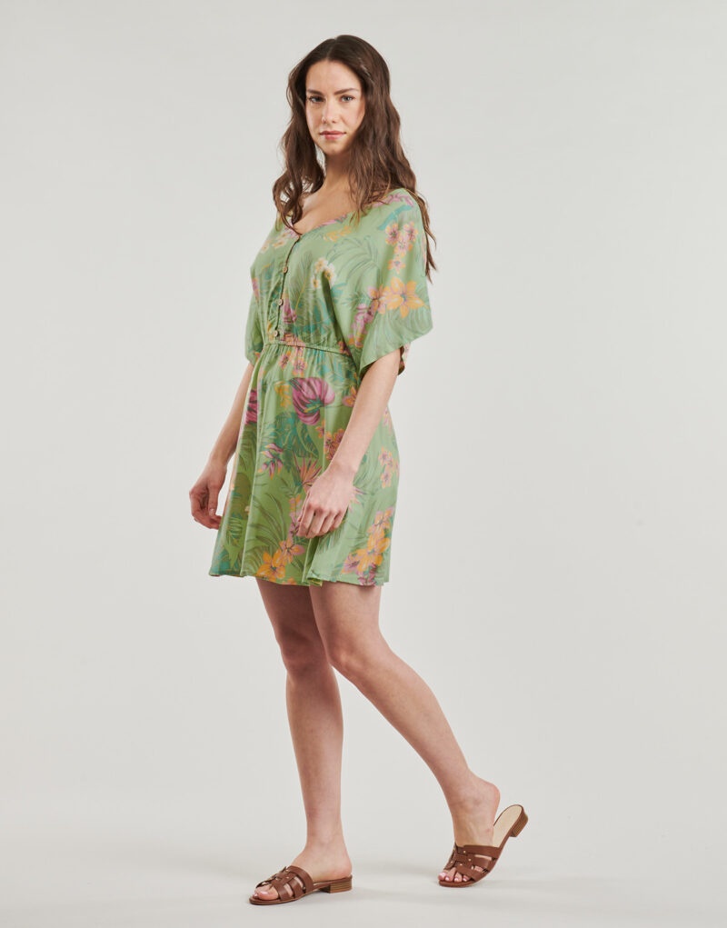 Abito corto Roxy SEASON OF SUN Verde Abiti corti Donna - 3
