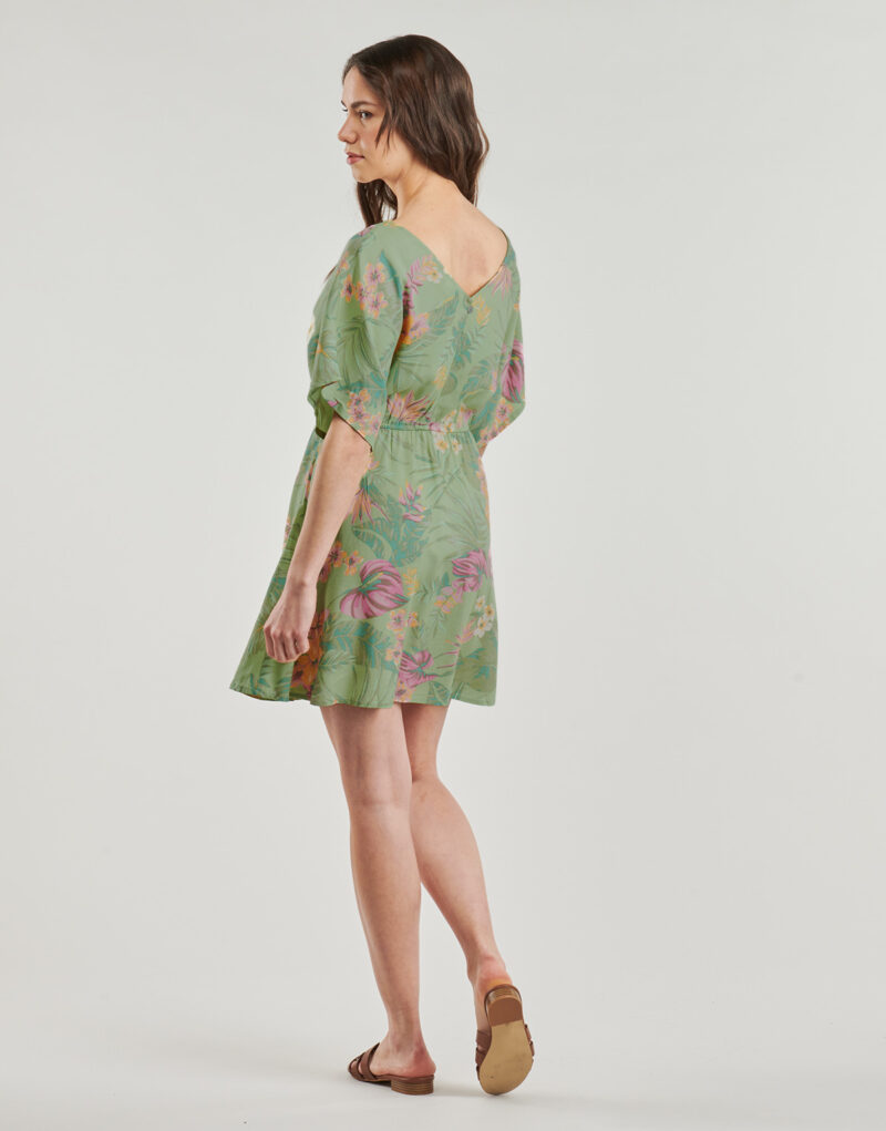 Abito corto Roxy SEASON OF SUN Verde Abiti corti Donna - 4