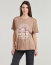 T-shirt Roxy HANGLOOSE POSTER Kaki T-shirt maniche corte Donna - 2